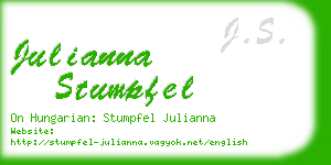 julianna stumpfel business card